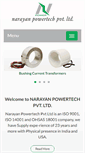 Mobile Screenshot of narayanpowertech.com